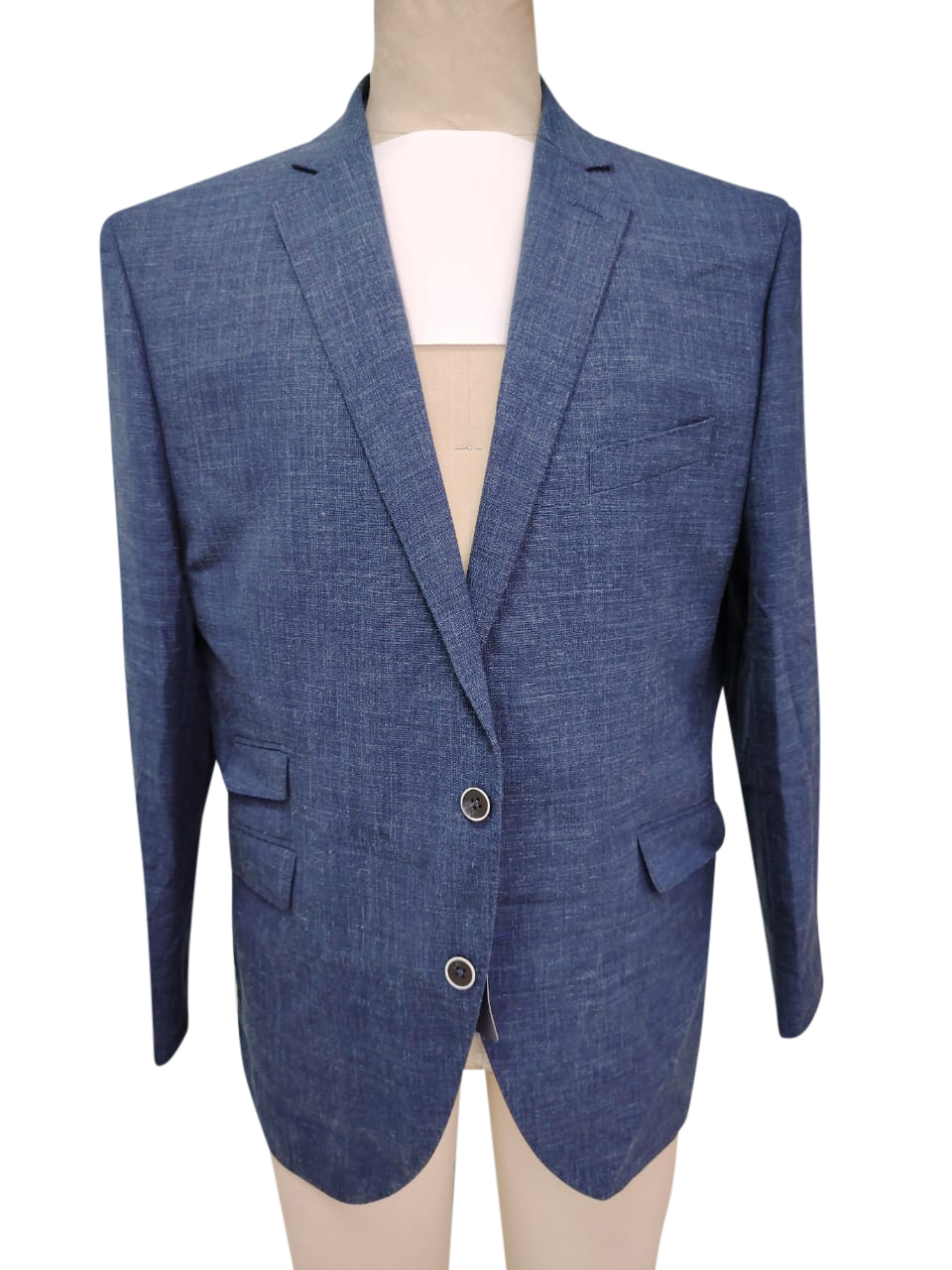 Navy-blue-slim-fit-mens-blazer or Grey-textured-sport-coat-for-men